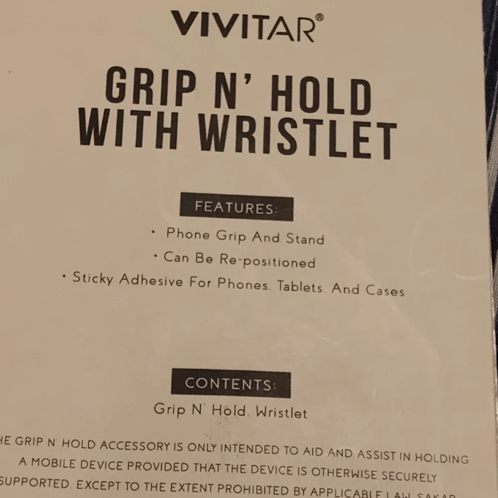 NWT!! VIVITAR Grip & Hold w/ Wristlet